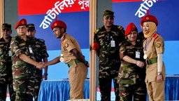 প্রশিক্ষন ক্যাম্পিংয়ে ইভেন্ট জয়ী ২ নজরুল বিশ্ববিদ্যালয়ের বিএনসিসি ক্যাডেট