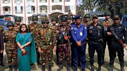 চাটখিলে যৌথ বাহিনীর নির্বাচনী মহড়া জনমনে স্বস্তি