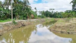 রাজাপুরে খাল পুনঃখননে ফিরছে কৃষিজমির প্রাণ, সুফল পাবে ২৪ হাজার মানুষ