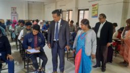 নীলফামারীতে ফ্রিল্যান্সিং প্রশিক্ষণের জন্য পরীক্ষা গ্রহণ