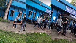 যুবদলের আহ্বায়কের নেতৃত্বে পুলিশের গাড়িতেই যুবককে পেটালেন নেতাকর্মিরা