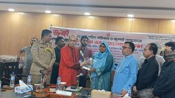 ঝালকাঠিতে জুলাই গণঅভ্যুত্থান দিবসে শহীদ পরিবার ও আহতদের সংবর্ধনা প্রদান