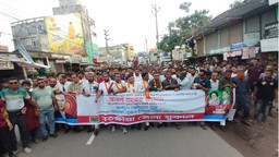 সাতক্ষীরায় যুবদলের নবগঠিত কমিটিকে স্বাগত জানিয়ে বিশাল আনন্দ মিছিল