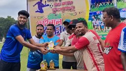 রিশাদের গোলে টাইব্রেকারে চ্যাম্পিয়ন ‘মর্নিং ওয়ারিয়ার্স’