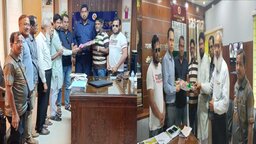 শার্শা উপজেলা প্রশাসন ও থানা পুলিশের সাথে নাভারণ প্রেসক্লাবের নবগঠিত কমিটির মতবিনিময়