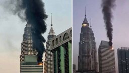 মালয়েশিয়ার পেট্রোনাস টাওয়ারে ভয়াবহ অগ্নিকাণ্ড
