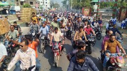 সাতক্ষীরা-২ আসনে আলিমকে বিএনপির মনোনয়ন দেওয়ার দাবিতে মোটরসাইকেল র‍্যালি