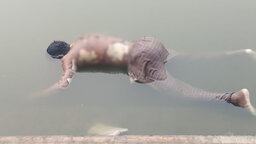 ফরিদপুরে পুকুর থেকে অজ্ঞাত যুবকের অর্ধগলিত মরদেহ উদ্ধার