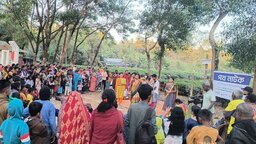 ভোটাধিকার নিয়ে সিলেটের হিলোয়াছড়া চা-বাগানে পথ নাটক অনুষ্ঠিত