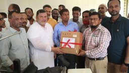 নালিতাবাড়ীতে অপারেশন থিয়েটার ও সড়কের ভিত্তিপ্রস্তর উদ্বোধন করলেন সংসদ সদস্য