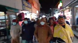 আচরণবিধি লংঘন করে দাড়িপাল্লায় ভোট চেয়ে প্রকাশ্যে মিছিল