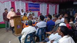 নকলায় অপরাধ দমনে পুলিশের সঙ্গে স্থানীয়দের মতবিনিময়