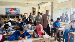 মুকসুদপুরে ৩১ শিক্ষা প্রতিষ্ঠানের শিক্ষার্থীদের মেধা যাচাই বৃত্তি পরীক্ষা অনুষ্ঠিত