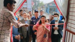 নালিতাবাড়ীতে পাবলিক লাইব্রেরী উদ্বোধন করলেন ইউএনও