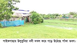 পাইকগাছায় উলুবুনিয়া নদীর জমি দখলের অভিযোগ, ইউপি সদস্যকে জড়িয়ে অপপ্রচারের দাবি