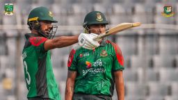 মিরপুরের ‘স্পিন স্বর্গে’ সৌম্য–সাইফের ব্যাটিং ঝড়, রেকর্ড জুটি বাংলাদেশের