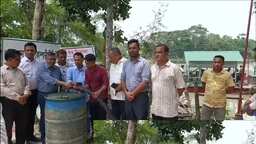 ঝালকাঠিতে দুই বছর পর যমুনা ওয়েল বার্জ ডিপোতে ডিজেল বিক্রি শুরু