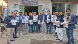 লালমোহনে মেজর হাফিজের পক্ষে সাবেক ছাত্রনেতাদের জোরালো প্রচারণা