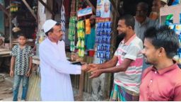 জিয়ানগরে সমর্থকদের নিয়ে ইউপি নির্বাচনে মনোনয়ন প্রত্যাশী আব্দুল জলিল শেখের জনসংযোগ ও পথসভা
