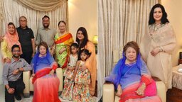 পারিবারিক অনুষ্ঠানে উৎফুল্লে সময় কাটাচ্ছেন খালেদা জিয়া