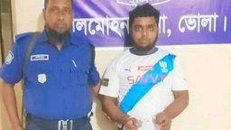 ভোলার লালমোহনে  গাঁজাসহ ১ যুবক গ্রেপ্তার