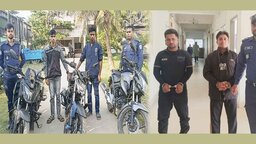 নোয়াখালীতে ৫টি চোরাই মোটরসাইকেল উদ্ধার, বিএনপি নেতার ভাইসহ গ্রেপ্তার- ৪