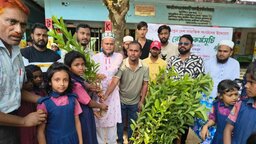 বগুড়ার শেরপুরে ‘এসো গড়ি নতুন দেশ’ এর উদ্যোগে বৃক্ষরোপণ ও চারা বিতরণ
