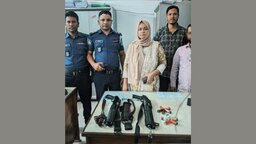 শিবচরে ভ্রাম্যমান আদালতের অভিযানে অস্ত্র ও গুলি উদ্ধার