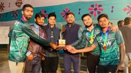 ইংরেজি বিভাগকে ২-০ সেটে হারিয়ে গবির ব্যাডমিন্টনে চ্যাম্পিয়ন আইন বিভাগ