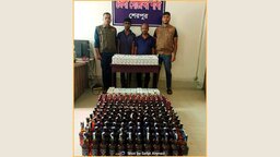 নালিতাবাড়ী আমদানি নিষিদ্ধ ভারতীয় মদসহ গ্রেপ্তার- ২