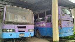 হাবিপ্রবিতে পরিবহন সংকট, ১৩ টির মধ্যে ৮ টি বাসই নষ্ট