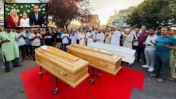 রোমে নৃশংসভাবে খুন হওয়া নোয়াখালীর একই পরিবারের ৩ জনের মরদেহ দেশে পৌঁছেছে