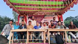 বিনোদপুর ফুটবল টুর্নামেন্টের ফাইনালে চ্যাম্পিয়ন হালিম একাদশ