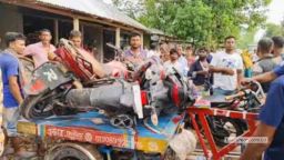 হাতীবান্ধায় দুই মোটরসাইকেলের মুখোমুখি সংঘর্ষে নিহত ২