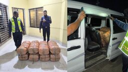 সরাইলে ১০৮ কেজি গাঁজাসহ মাইক্রোবাস জব্দ