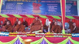 ৩য় বারের মত হিজাছড়ি আর্যরত্ন বন বিহারে কঠিন চীবর দান অনুষ্ঠিত