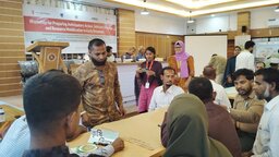 কলাপাড়ায় পূর্বাভাসভিত্তিক বার্তা প্রস্তুতি বিষয়ক কর্মশালা অনুষ্ঠিত