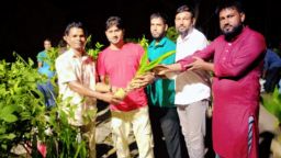 বাংলাদেশ রেলওয়ে প্রোকৌশল বিভাগ শ্রীমঙ্গল এর  উদ্যোগে  গাছের চারা বিতরণ