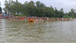 শেরপুরে ৭দিনব্যাপী ঐতিহ্যবাহী কল্যাণী নৌকা বাইচ মেলা উদ্ভোধন