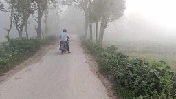 কুয়াশা আর হিমেল হাওয়ায় নীলফামারীতে শীতের আগমনী বার্তা