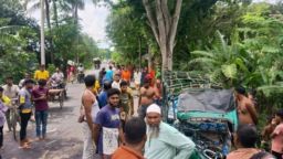 ট্রাক-ইজিবাইক মুখোমুখি সংঘর্ষে কিশোর নিহত, আহত ৮