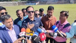 ক্রিকেট অঙ্গনের উন্নয়নে নীলফামারীতে আসিফ আকবর