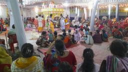রাজবাড়ীতে ১৬প্রহর ব্যাপী নামযজ্ঞ ও লীলা কীর্তন
