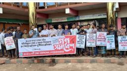 সুনামগঞ্জে হাওর রক্ষা বাঁধে দুর্নীতির অভিযোগে উত্তাল কৃষক-জনতা, কঠোর আন্দোলনের হুঁশিয়ারি