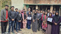 সাতক্ষীরায় ‘প্রান্তিক যুব সংঘ’ পরিদর্শনে যুব উন্নয়ন কর্মকর্তারা