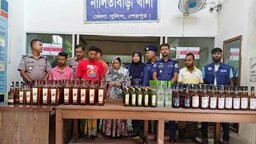 নালিতাবাড়ীতে পৃথক অভিযানে আমদানি নিষিদ্ধ ভারতীয় মদসহ গ্রেপ্তার ৪