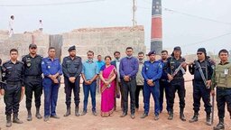 পরশুরামে অনুমোদনহীন ইটভাটায় প্রশাসনের অভিযান