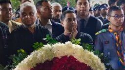 সিলেটে যথাযোগ্য মর্যাদায় অমর একুশে পালিত, শহিদ মিনারে মন্ত্রী আরিফুল হক চৌধুরীর শ্রদ্ধা