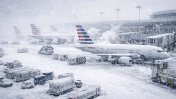 যুক্তরাষ্ট্রের পূর্ব উপকূলে রেকর্ড তুষারপাত, ৫ হাজারের বেশি ফ্লাইট বাতিল