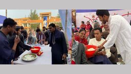 শহীদ হাদির স্মরণে রাবি ভর্তি পরিক্ষায় ববি কেন্দ্রে মুড়ি-বাতাসা বিতারণ